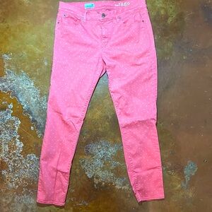 GAP Vintage Legging Jean 30R Coral Bells